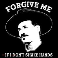 Doc Holiday I Don't Shake Hands USA-Made Doggie Bandana thumb 2