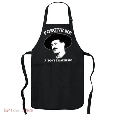 Doc Holiday I Don't Shake Hands Apron