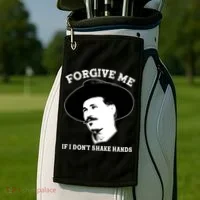 Doc Holiday I Don't Shake Hands Golf Towel thumb 2