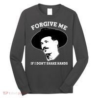 Doc Holiday I Don't Shake Hands Long Sleeve Shirt thumb 0