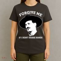 Doc Holiday I Don't Shake Hands T-Shirt thumb 4