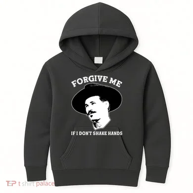 Doc Holiday I Don't Shake Hands Kids Hoodie