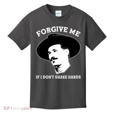Doc Holiday I Don't Shake Hands Kids T-Shirt
