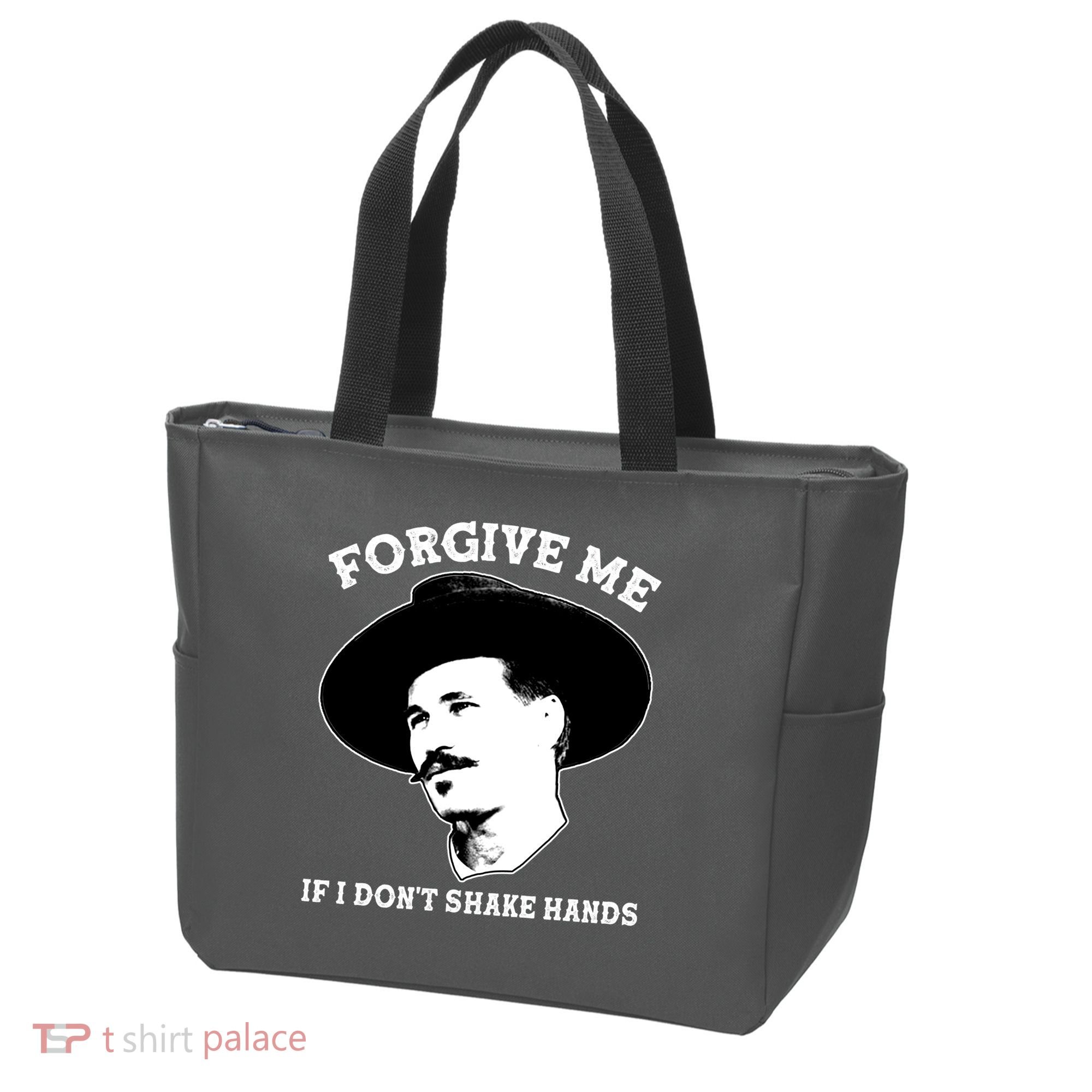 Doc Holiday I Don't Shake Hands Tote Bag