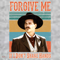 Doc Holliday Forgive Me If I Don't Shake Hands Kids Sweatshirt thumb 2