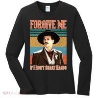 Doc Holliday Forgive Me If I Don't Shake Hands Women's Long Sleeve Shirt thumb 0