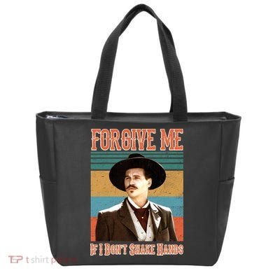 Doc Holliday Forgive Me If I Don't Shake Hands Bag