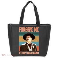 Doc Holliday Forgive Me If I Don't Shake Hands Tote Bag thumb 0