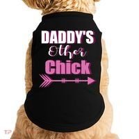 Daddy's Other Chick Naughty Son Or Daughter Cool Gift Doggie Tank thumb 0