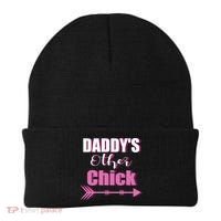 Daddy's Other Chick Naughty Son Or Daughter Cool Gift Beanie thumb 0