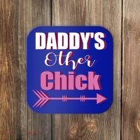 Daddy's Other Chick Naughty Son Or Daughter Cool Gift Coaster thumb 0