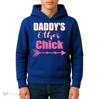 Daddy's Other Chick Naughty Son Or Daughter Cool Gift Kids Hoodie thumb 4