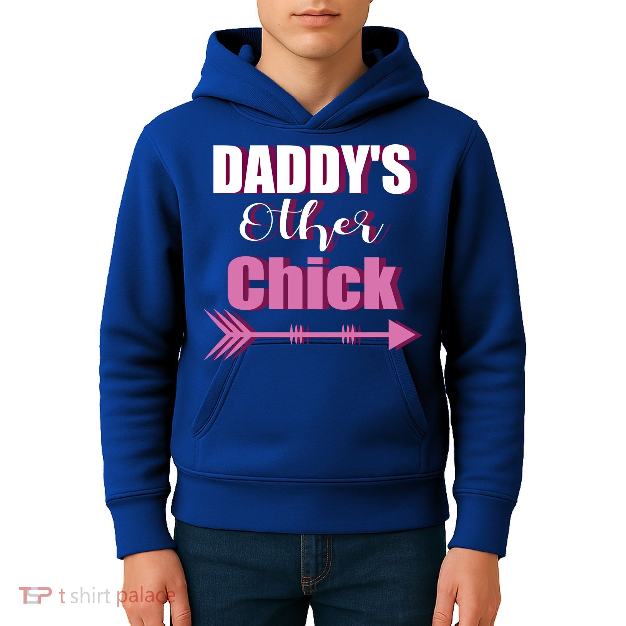 Daddy's Other Chick Naughty Son Or Daughter Cool Gift Kids Hoodie