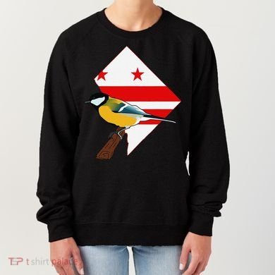 District Of Columbia Us Flag State Bird Women's Sweatshirt