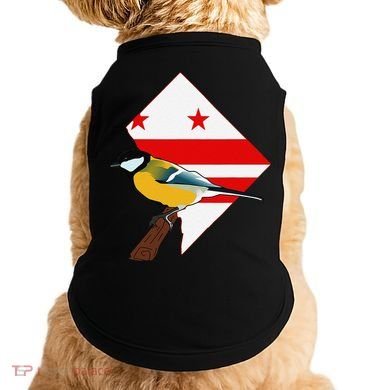District Of Columbia Us Flag State Bird Doggie Tank