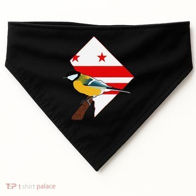 District Of Columbia Us Flag State Bird USA-Made Doggie Bandana