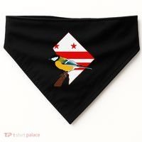 District Of Columbia Us Flag State Bird USA-Made Doggie Bandana thumb 0
