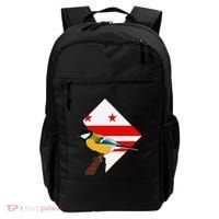 District Of Columbia Us Flag State Bird Backpack thumb 0