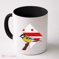 District Of Columbia Us Flag State Bird Coffee Mug thumb 0