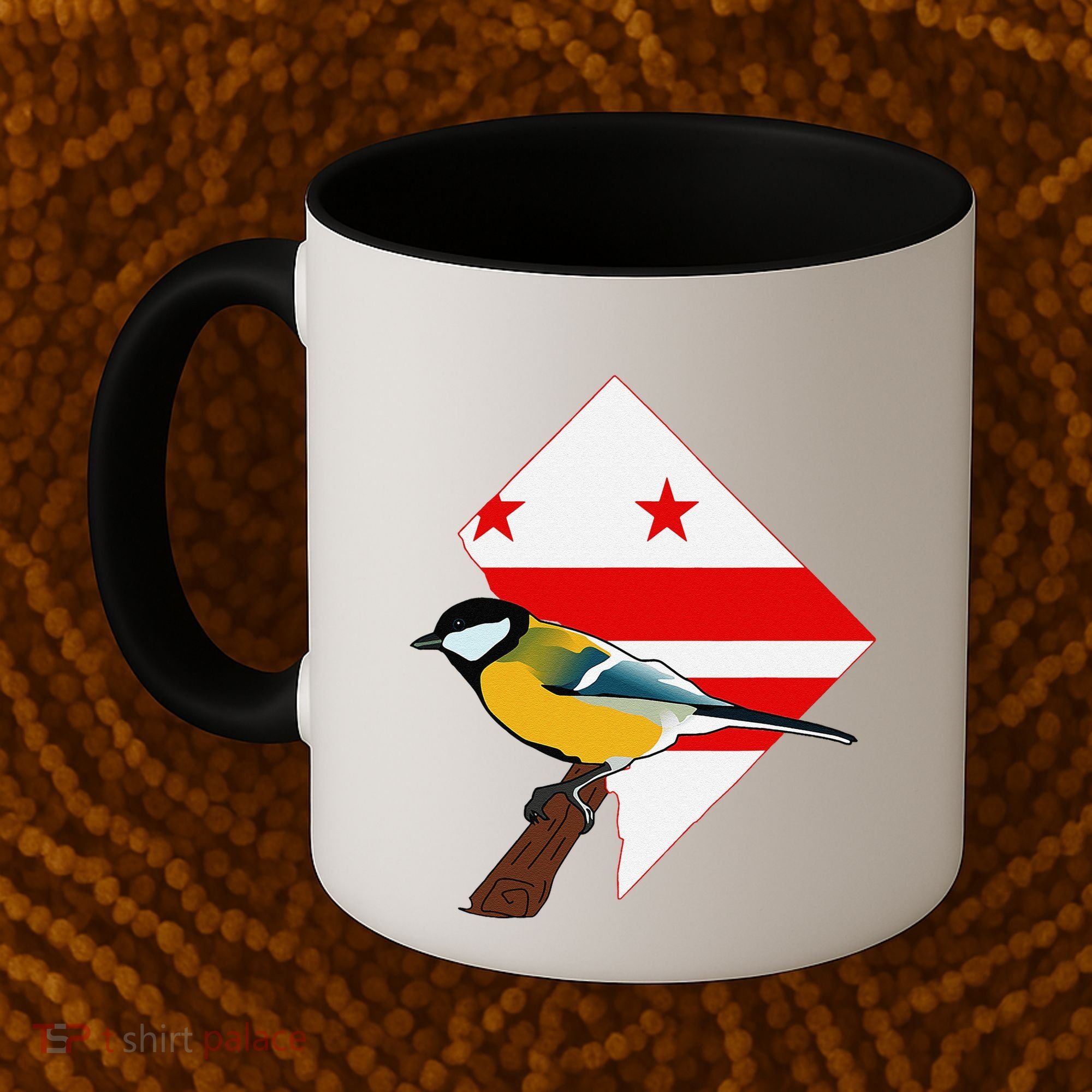District Of Columbia Us Flag State Bird Coffee Mug