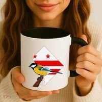 District Of Columbia Us Flag State Bird Coffee Mug thumb 3