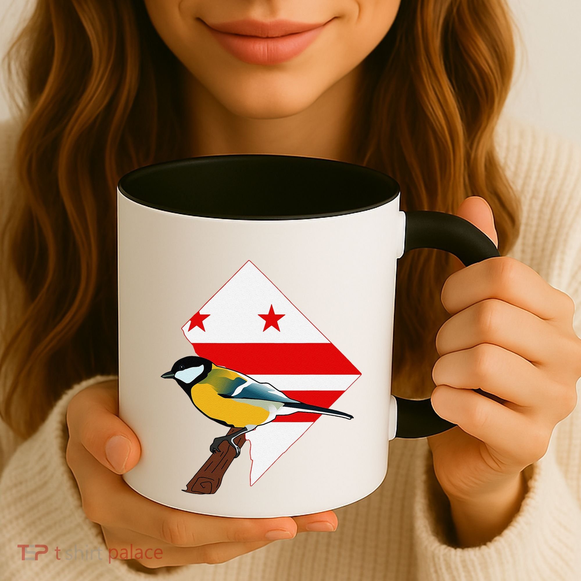 District Of Columbia Us Flag State Bird Coffee Mug