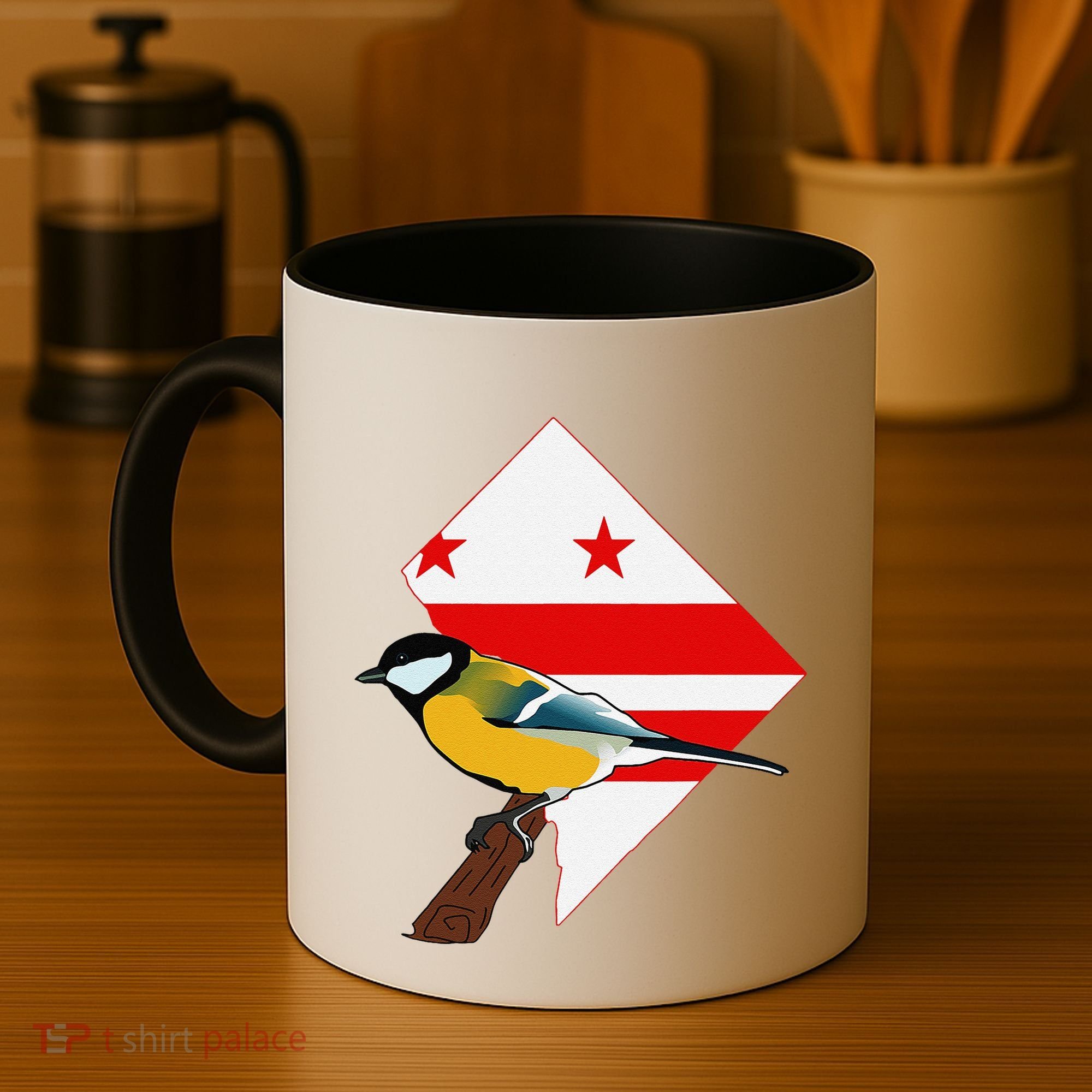 District Of Columbia Us Flag State Bird Coffee Mug