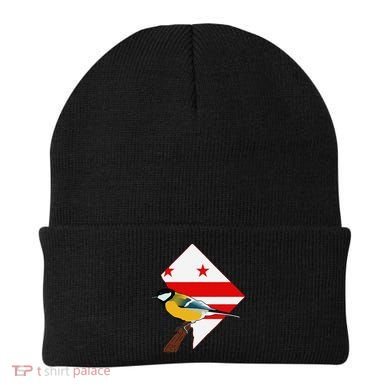 District Of Columbia Us Flag State Bird Beanie