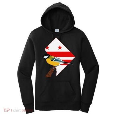 District Of Columbia Us Flag State Bird Women's Hoodie
