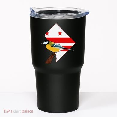 District Of Columbia Us Flag State Bird Tumbler