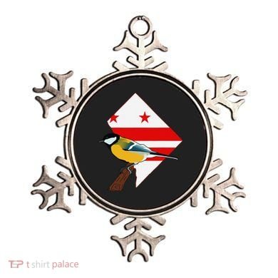 District Of Columbia Us Flag State Bird Ornament