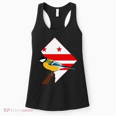 District Of Columbia Us Flag State Bird Women's Tank Top