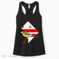 District Of Columbia Us Flag State Bird Women's Tank Top thumb 0
