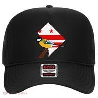 District Of Columbia Us Flag State Bird Hat thumb 0