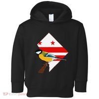 District Of Columbia Us Flag State Bird Toddler Hoodie thumb 0