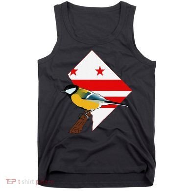District Of Columbia Us Flag State Bird Tank Top