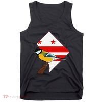 District Of Columbia Us Flag State Bird Tank Top thumb 0