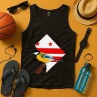 District Of Columbia Us Flag State Bird Tank Top thumb 4
