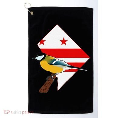 District Of Columbia Us Flag State Bird Golf Towel