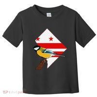 District Of Columbia Us Flag State Bird Toddler T-Shirt thumb 0