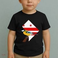 District Of Columbia Us Flag State Bird Toddler T-Shirt thumb 2