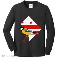 District Of Columbia Us Flag State Bird Kids Long Sleeve Shirt thumb 0