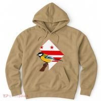 District Of Columbia Us Flag State Bird Hoodie thumb 0