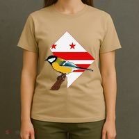 District Of Columbia Us Flag State Bird T-Shirt thumb 4