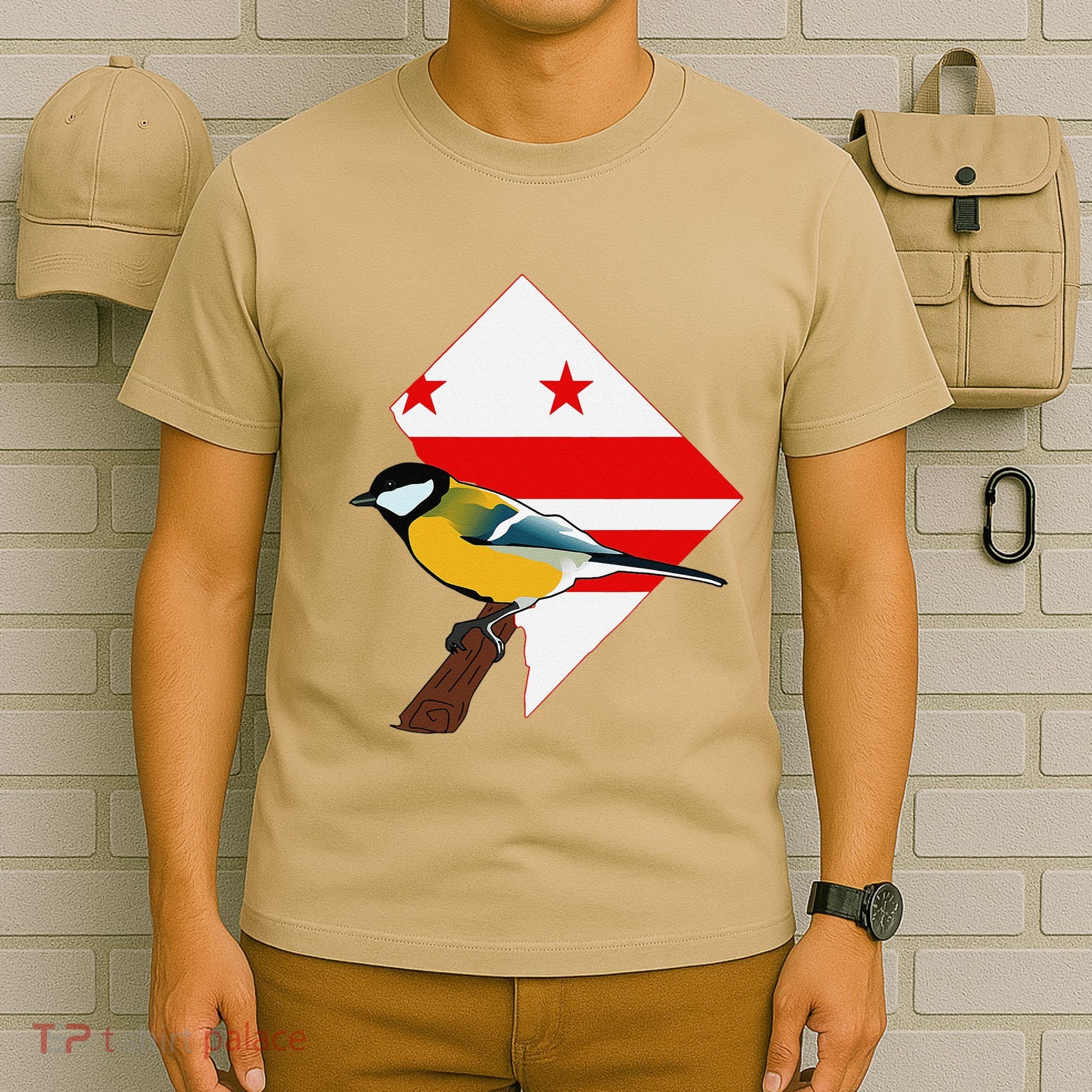 District Of Columbia Us Flag State Bird T-Shirt