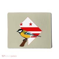 District Of Columbia Us Flag State Bird Mousepad thumb 0