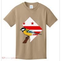 District Of Columbia Us Flag State Bird Kids T-Shirt thumb 0
