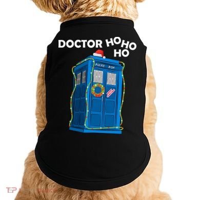 Doctor Ho Ho Ho Funny Christmas Doggie Tank