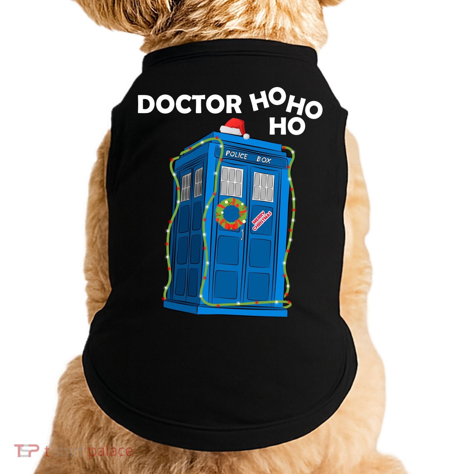 Doctor Ho Ho Ho Funny Christmas Doggie Tank