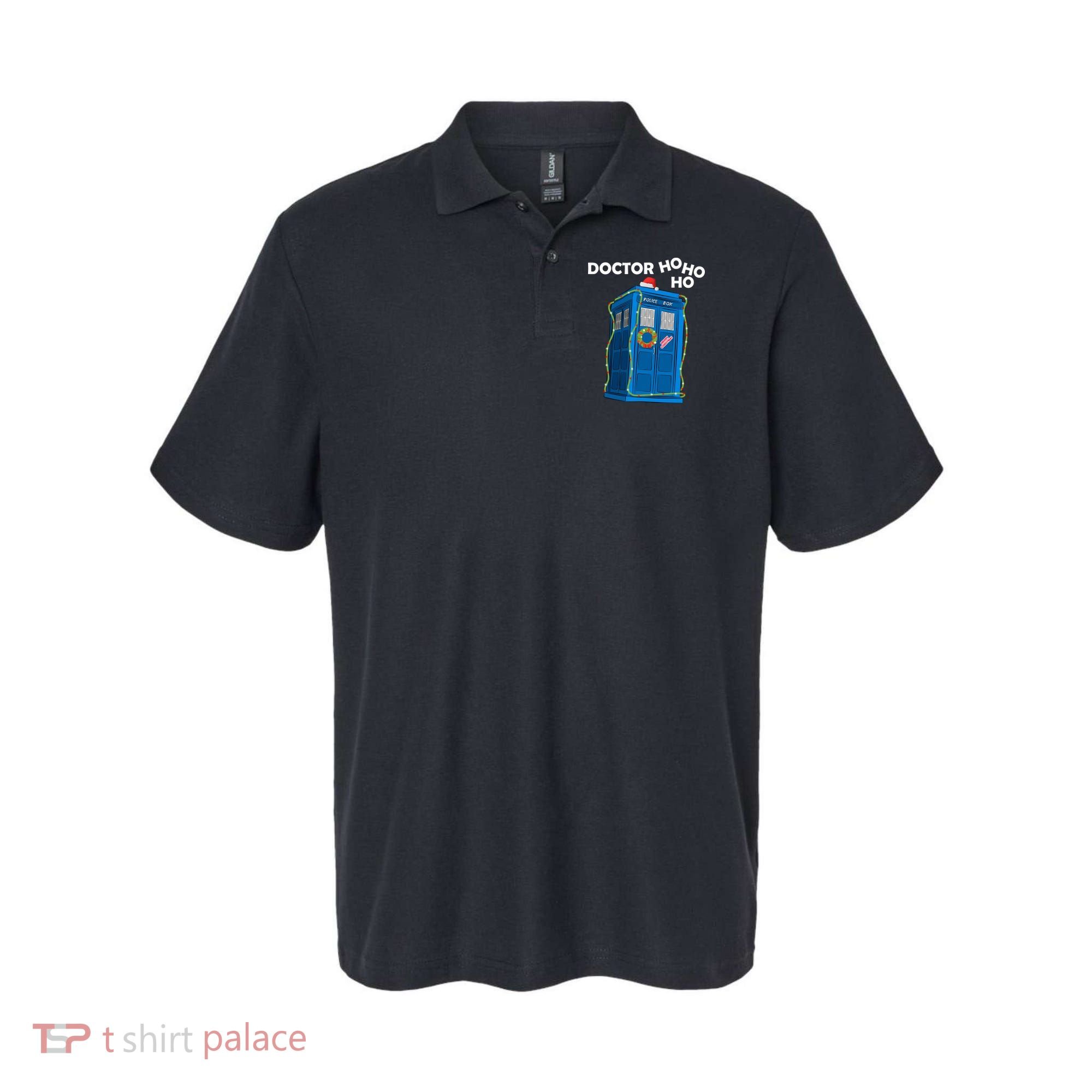 Doctor Ho Ho Ho Funny Christmas Polo